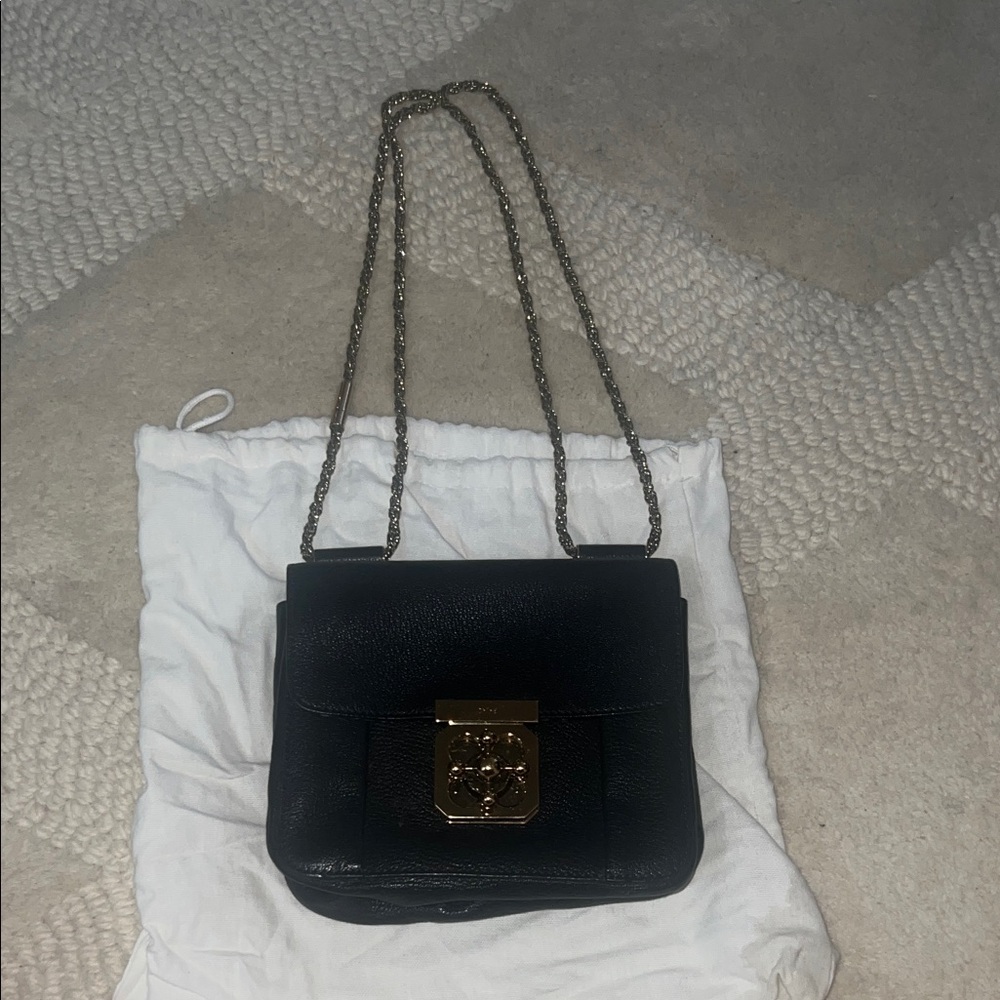 Chole Leather Chain Bag